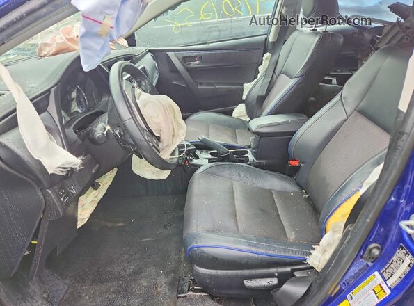 2T1BURHE5KC210877 2019 TOYOTA COROLLA Blue Widok wnętrza z przodu