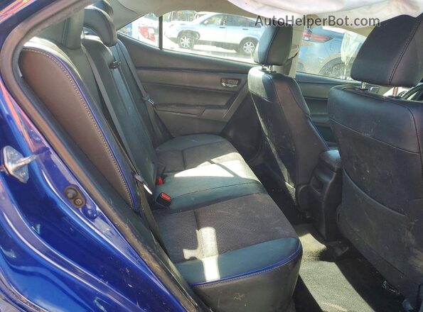 2T1BURHE5KC210877 2019 TOYOTA COROLLA Blue Widok tylnych siedzeń