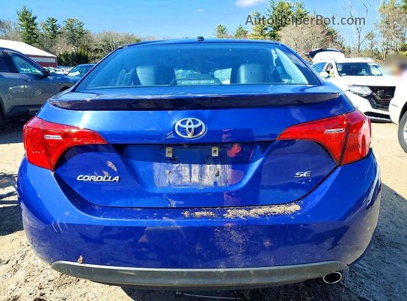 2T1BURHE5KC210877 2019 TOYOTA COROLLA Blue Widok z tyłu