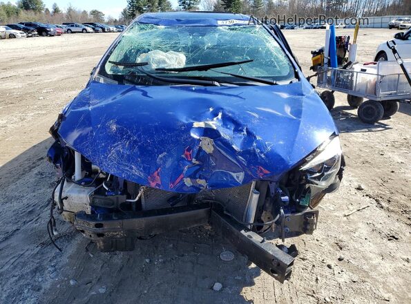 2T1BURHE5KC210877 2019 TOYOTA COROLLA Blue Widok z przodu