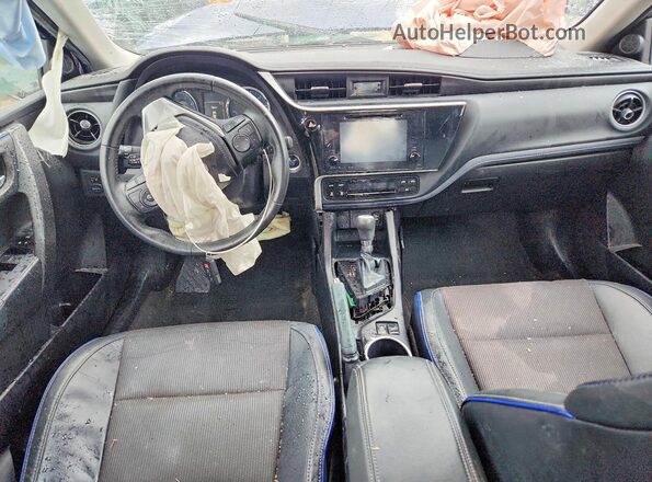 2T1BURHE5KC210877 2019 TOYOTA COROLLA Blue Widok deski rozdzielczej