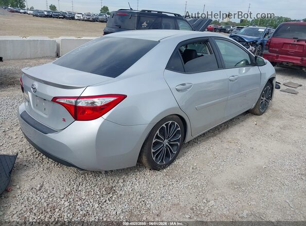 2T1BURHE6GC484029 2016 TOYOTA COROLLA Silver Tył prawy