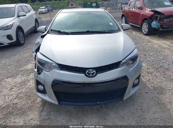 2T1BURHE6GC484029 2016 TOYOTA COROLLA Silver Widok zestawu wskaźników