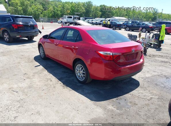2T1BURHE6GC571672 2016 TOYOTA COROLLA Red 