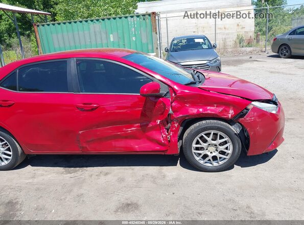 2T1BURHE6GC571672 2016 TOYOTA COROLLA Red 
