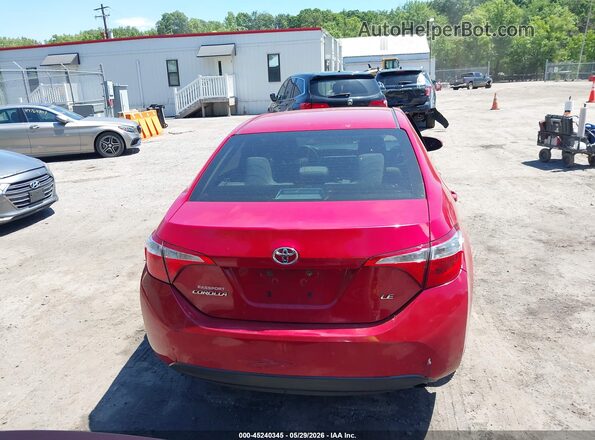 2T1BURHE6GC571672 2016 TOYOTA COROLLA Red 