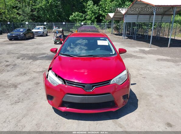 2T1BURHE6GC571672 2016 TOYOTA COROLLA Red 