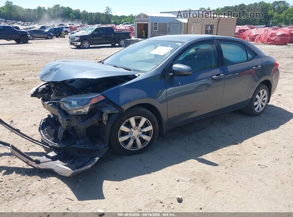 2T1BURHE6GC627092 2016 TOYOTA COROLLA Blue Front left