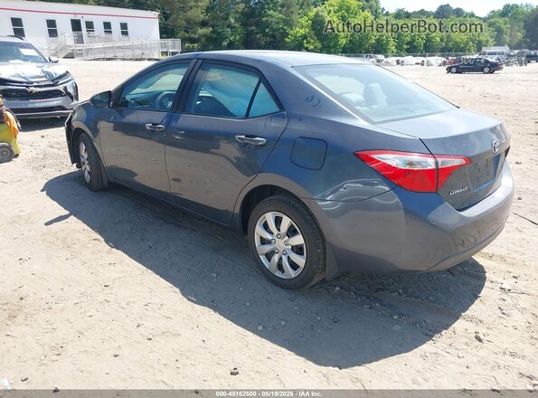 2T1BURHE6GC627092 2016 TOYOTA COROLLA Blue Rear left