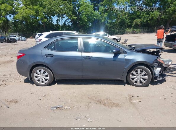 2T1BURHE6GC627092 2016 TOYOTA COROLLA Blue Rear interior view