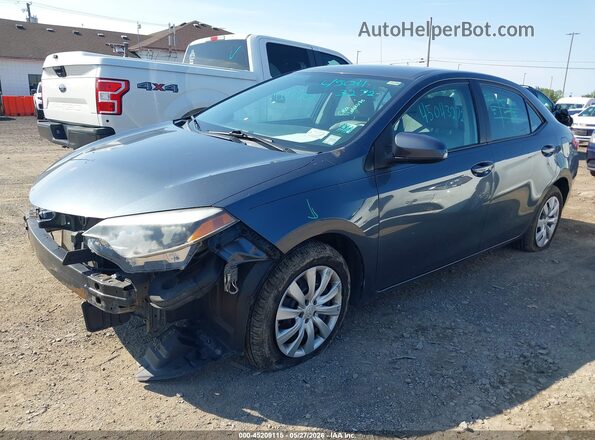 2T1BURHE6GC649884 2016 TOYOTA COROLLA Blue Առջևի ձախ երեք քառորդ տեսարան