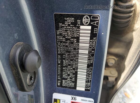 2T1BURHE6HC767970 2017 TOYOTA COROLLA Blue 
