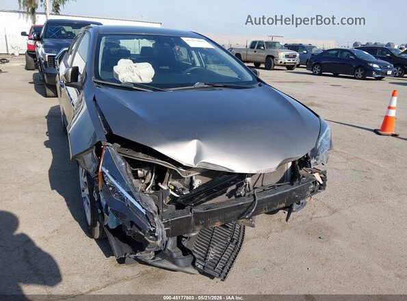 2T1BURHE6JC021878 2018 TOYOTA COROLLA Gray Դիմացի տեսք