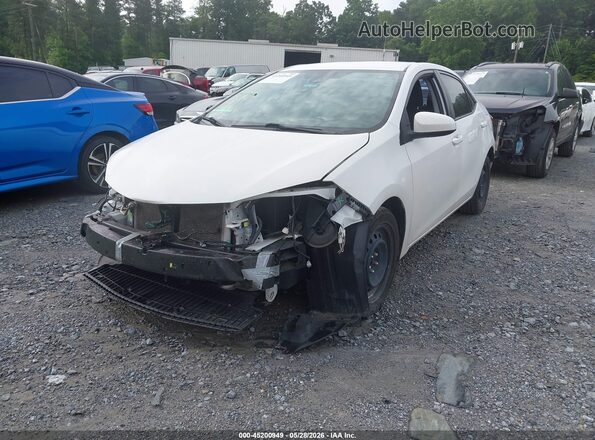 2T1BURHE6JC991245 2018 TOYOTA COROLLA White წინა მარცხენა ხედი სამი მეოთხედიდან