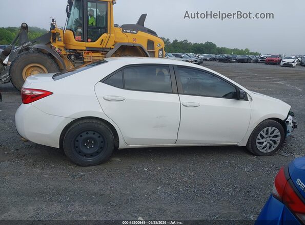 2T1BURHE6JC991245 2018 TOYOTA COROLLA White უკანა სალონის ხედი