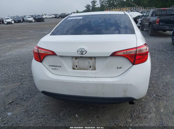 2T1BURHE6JC991245 2018 TOYOTA COROLLA White 
