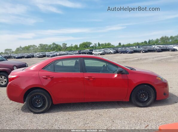 2T1BURHE6KC143352 2019 TOYOTA COROLLA Red 
