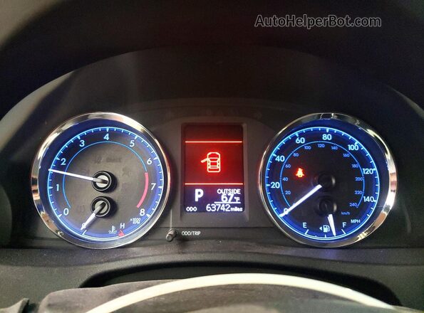 2T1BURHE6KC153220 2019 TOYOTA COROLLA Blue 