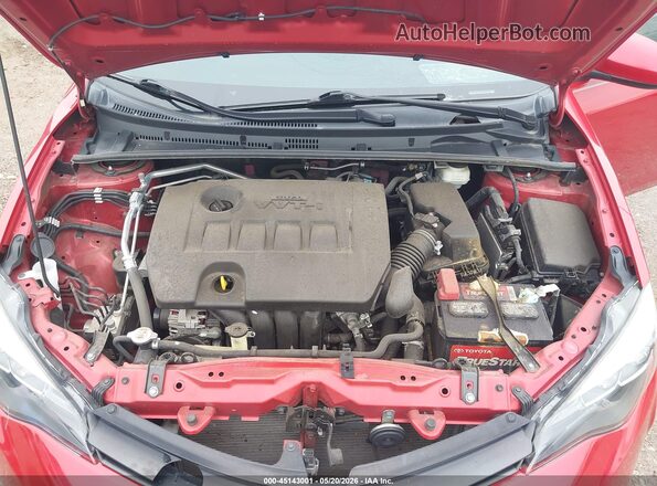 2T1BURHE6KC205476 2019 TOYOTA COROLLA Red 