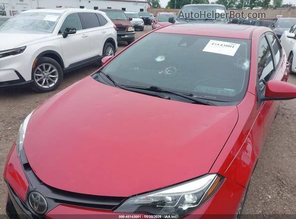 2T1BURHE6KC205476 2019 TOYOTA COROLLA Red 