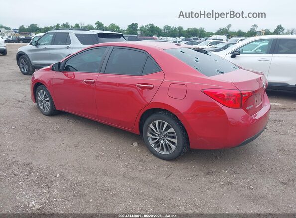 2T1BURHE6KC205476 2019 TOYOTA COROLLA Red 