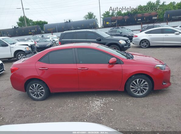 2T1BURHE6KC205476 2019 TOYOTA COROLLA Red 