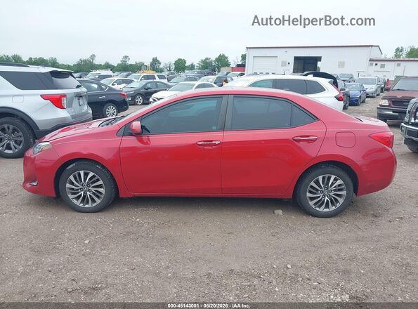 2T1BURHE6KC205476 2019 TOYOTA COROLLA Red 