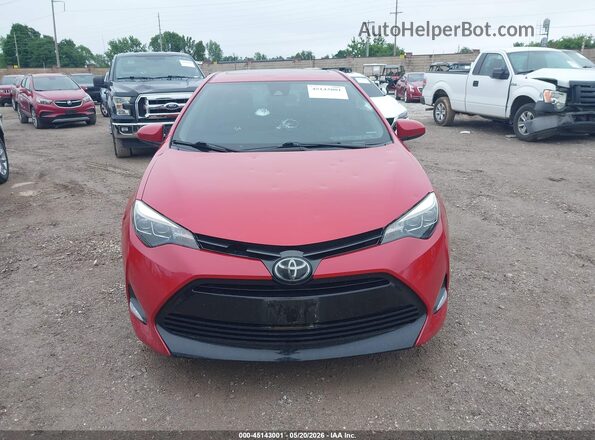 2T1BURHE6KC205476 2019 TOYOTA COROLLA Red 