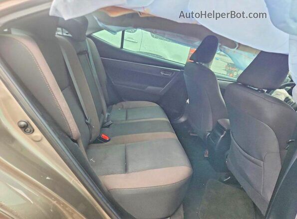 2T1BURHE6KC226666 2019 TOYOTA COROLLA Gray Вид задніх сидінь