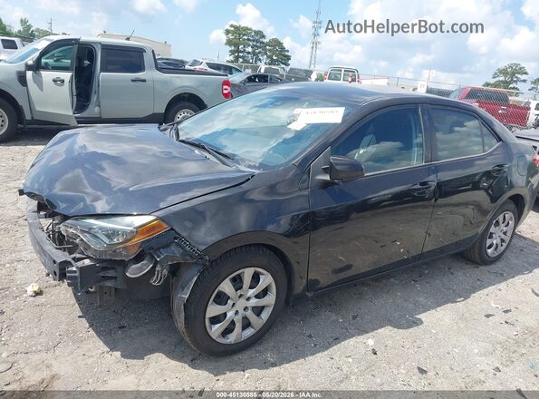 2T1BURHE6KC235853 2019 TOYOTA COROLLA Black წინა მარცხენა ხედი სამი მეოთხედიდან