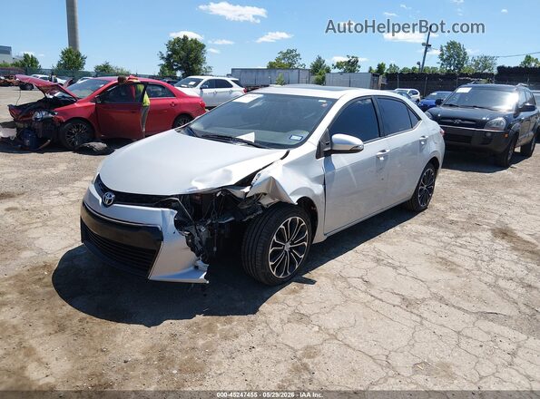 2T1BURHE7GC492401 2016 TOYOTA COROLLA Silver Przód lewy