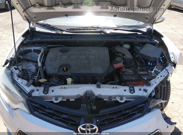 2T1BURHE7GC492401 2016 TOYOTA COROLLA Silver Widok z tyłu