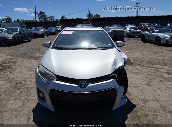 2T1BURHE7GC492401 2016 TOYOTA COROLLA Silver Widok zestawu wskaźników