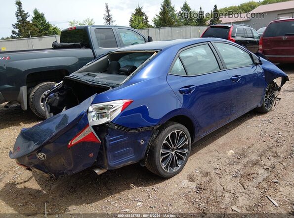 2T1BURHE7GC584821 2016 TOYOTA COROLLA Blue Rear right