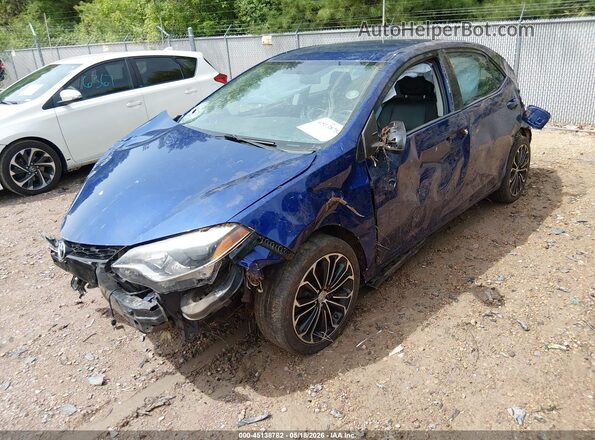 2T1BURHE7GC584821 2016 TOYOTA COROLLA Blue Front left
