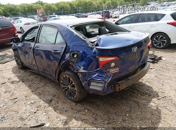 2T1BURHE7GC584821 2016 TOYOTA COROLLA Blue Rear left