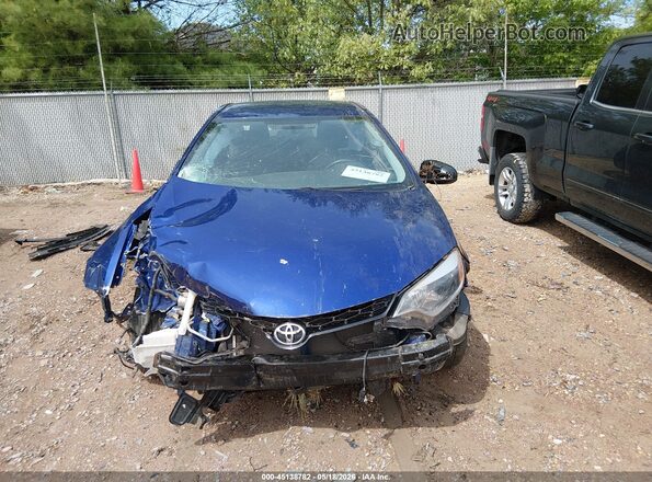 2T1BURHE7GC584821 2016 TOYOTA COROLLA Blue Rear interior view