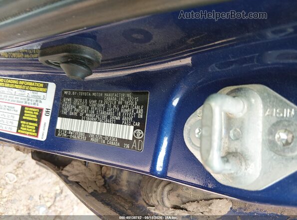 2T1BURHE7GC584821 2016 TOYOTA COROLLA Blue Engine compartment view