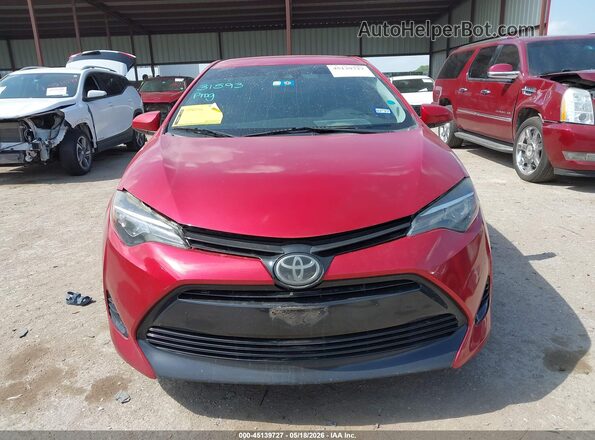 2T1BURHE7HC826444 2017 TOYOTA COROLLA Red 
