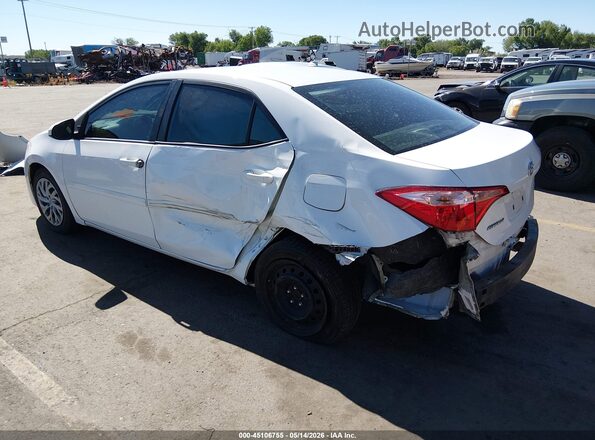 2T1BURHE7HC833006 2017 TOYOTA COROLLA Белый Задняя левая четверть