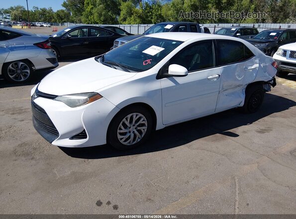 2T1BURHE7HC833006 2017 TOYOTA COROLLA Белый Передняя левая четверть