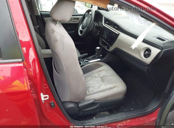 2T1BURHE7HC944459 2017 TOYOTA LL Red Вид салону спереду
