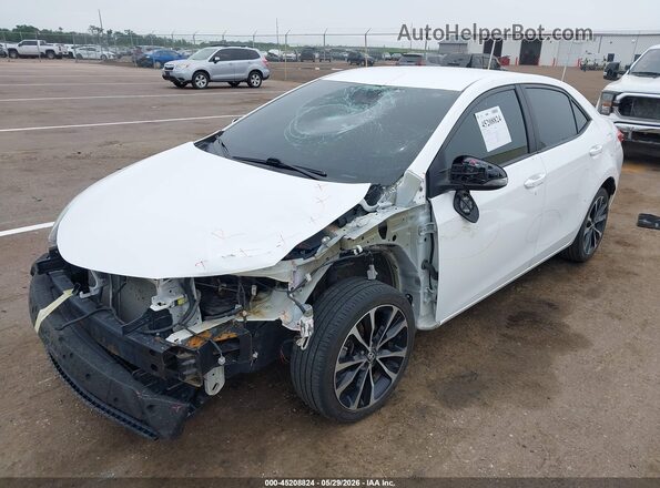 2T1BURHE7JC020612 2018 TOYOTA COROLLA White Առջևի ձախ երեք քառորդ տեսարան