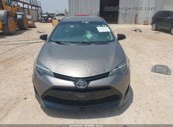 2T1BURHE7JC047387 2018 TOYOTA COROLLA Gray Вид щитка приладів