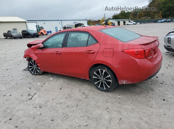 2T1BURHE7JC065016 2018 TOYOTA COROLLA Red 