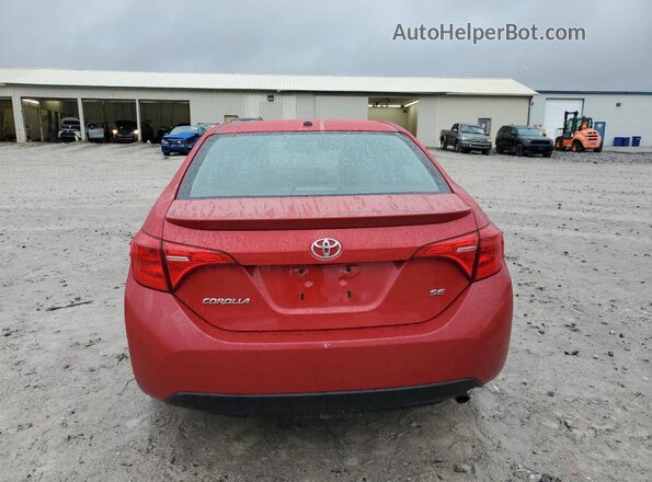 2T1BURHE7JC065016 2018 TOYOTA COROLLA Red 