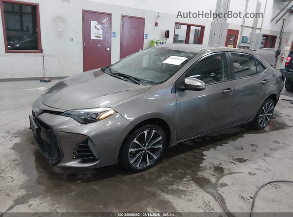 2T1BURHE7JC107426 2018 TOYOTA LL Gray წინა მარცხენა ხედი სამი მეოთხედიდან