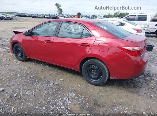 2T1BURHE7JC971263 2018 TOYOTA COROLLA Red Հետևի ձախ