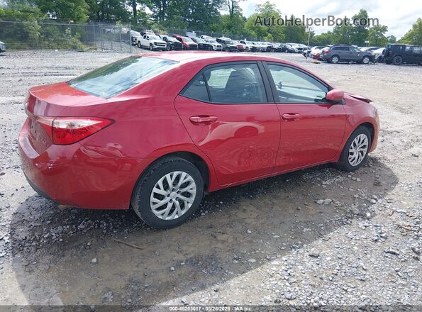 2T1BURHE7JC971263 2018 TOYOTA COROLLA Red Հետևի աջ