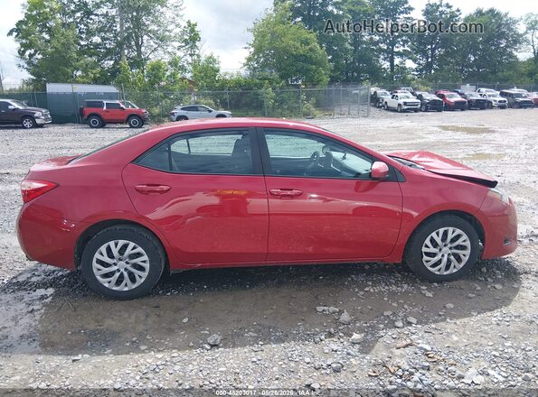 2T1BURHE7JC971263 2018 TOYOTA COROLLA Red Սալոնի հետևի տեսք